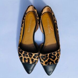 SALE Franco Sarto Leopard Print Flats 7.5